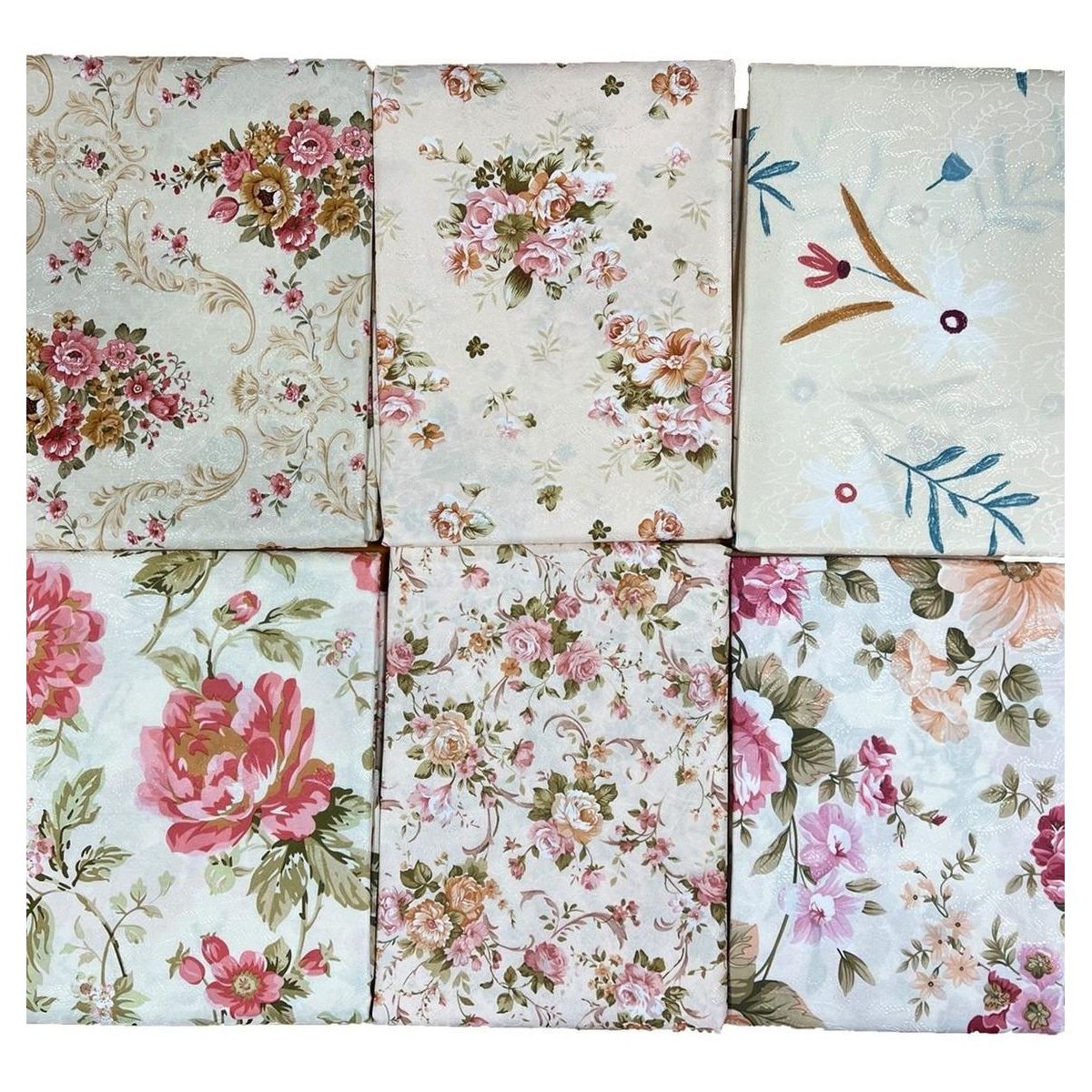 GENERICO - Mantel Rectangular 140x220 cm con Diseño de Flores