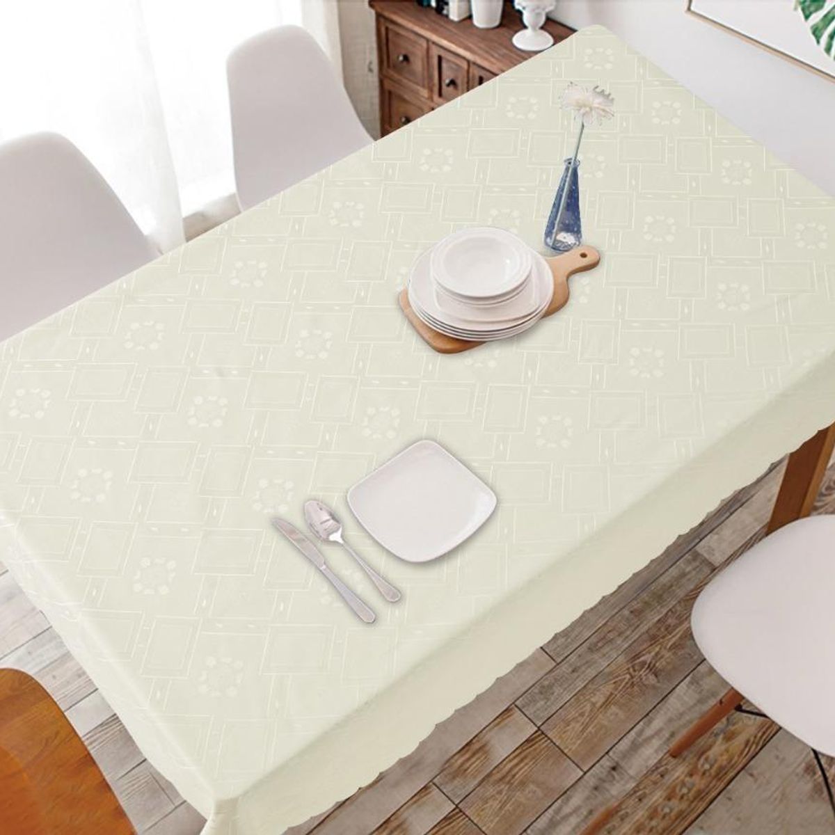 GENERICO - Mantel Redondo 180x180 cm en Variados Colores