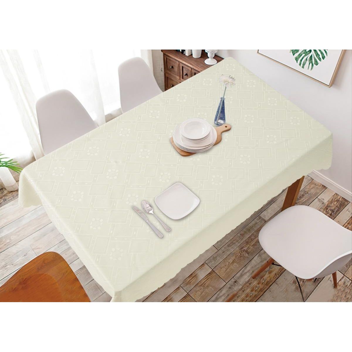 GENERICO - Mantel Redondo 180x180 cm en Variados Colores