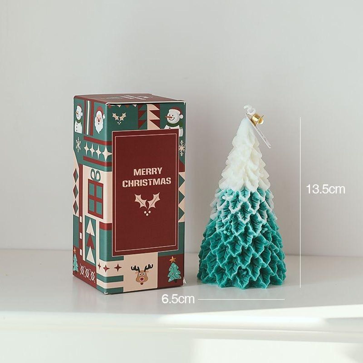 GENERICO - Pack de 2 Velas Decorativas para Árbol de Navidad
