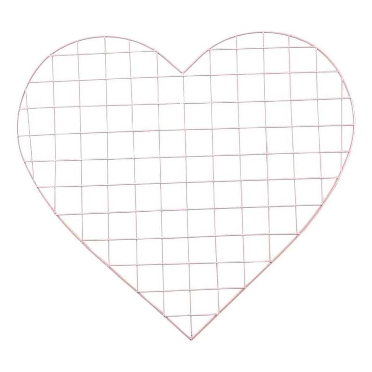 GENERICO - Rejilla Metálica para Fotos en Forma de Corazón