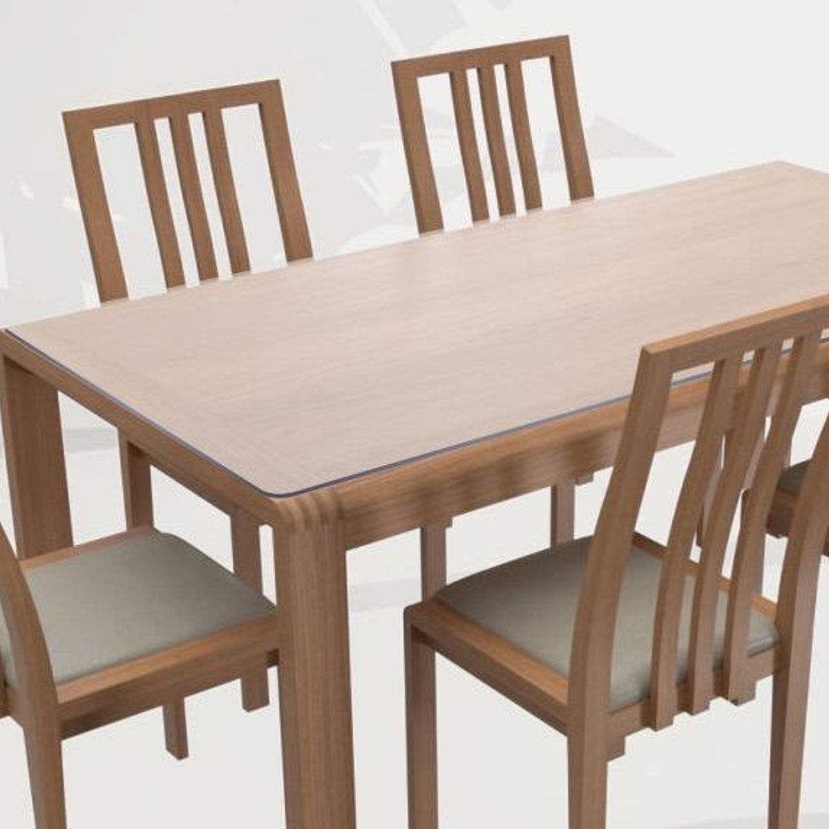 GENERICO - Mantel Transparente Premium Protector PVC 90x183cm