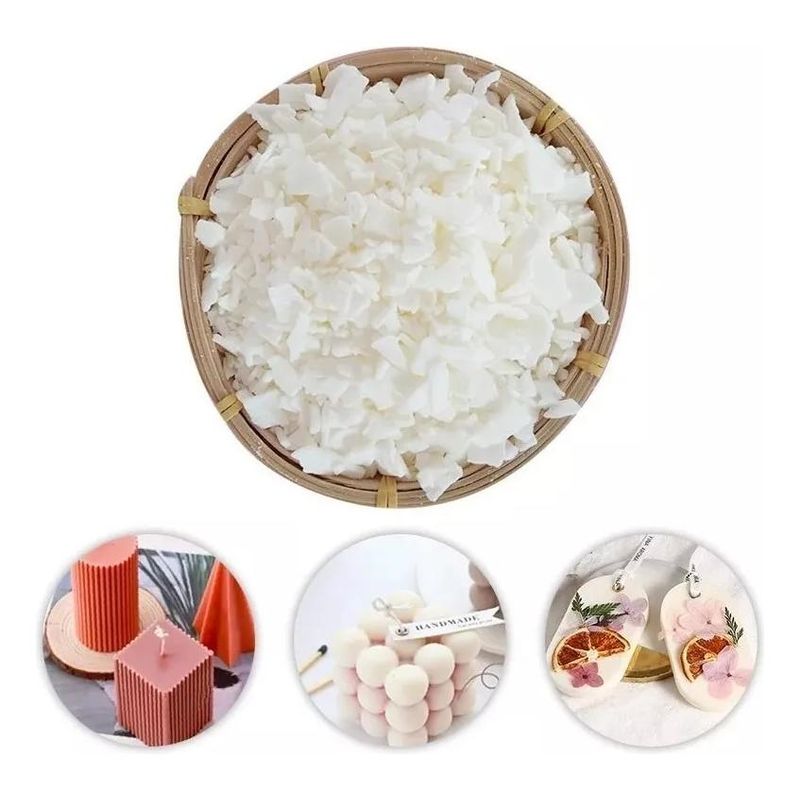 GENERICO - Cera de Soja Natural Sin Humo 2.5 Kg para Velas