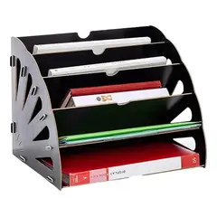 GENERICO - Estante de Madera Organizador para Escritorio y Archivos