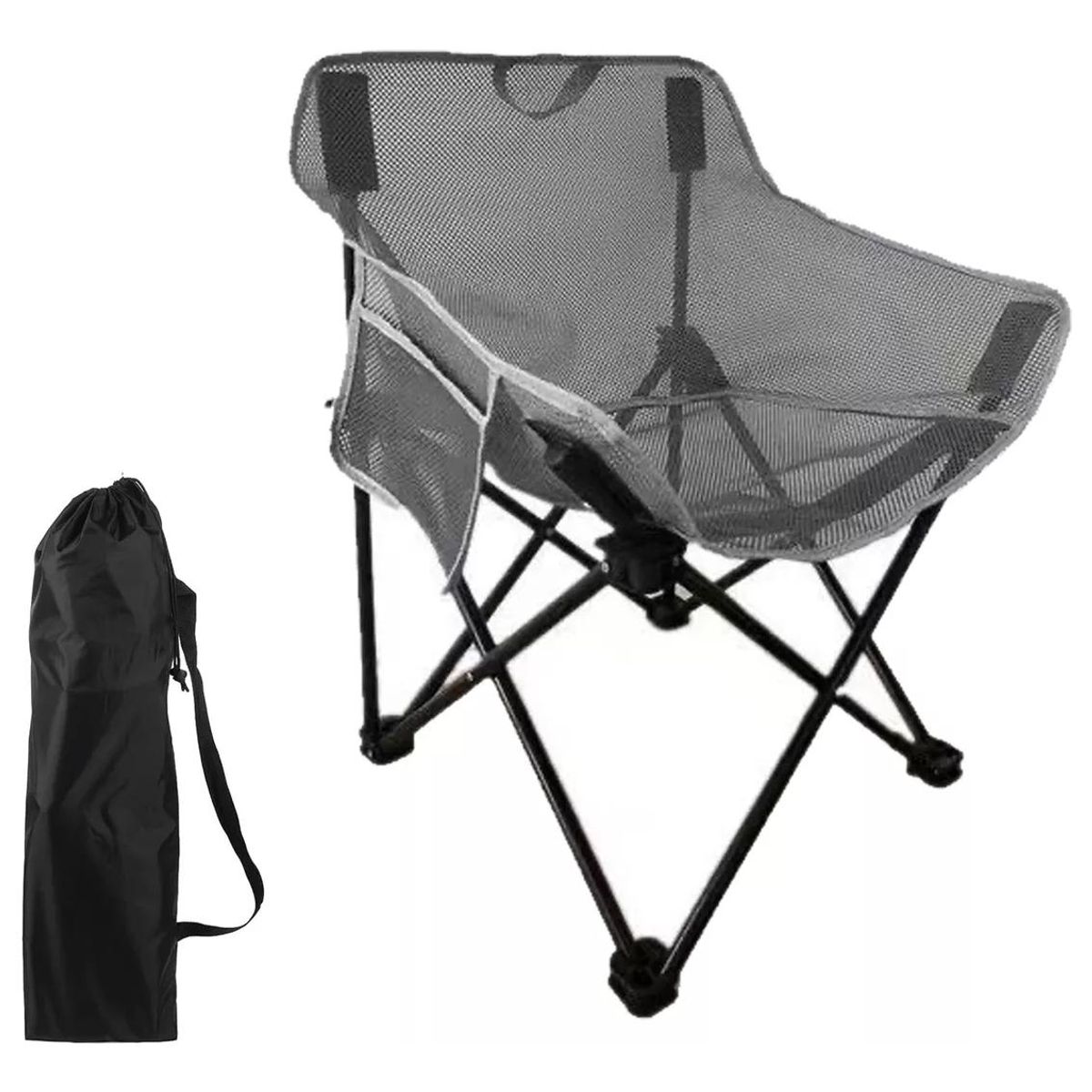 GENERICO - Silla Plegable Portátil para Camping y Playa con Bolsa