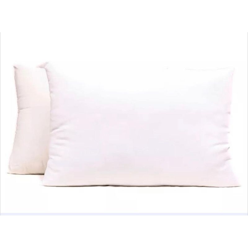 GENERICO - Pack de 2 Almohadas Rosadas de Microfibra 45x65cm