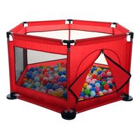 Corral de Seguridad para Bebés con Malla Protectora