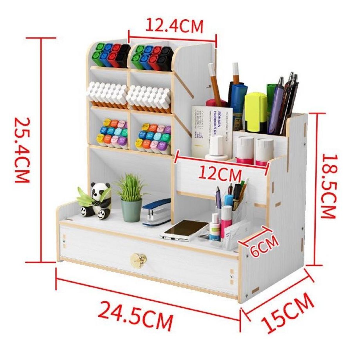 GENERICO - Organizador de Escritorio Multifuncional para Oficina