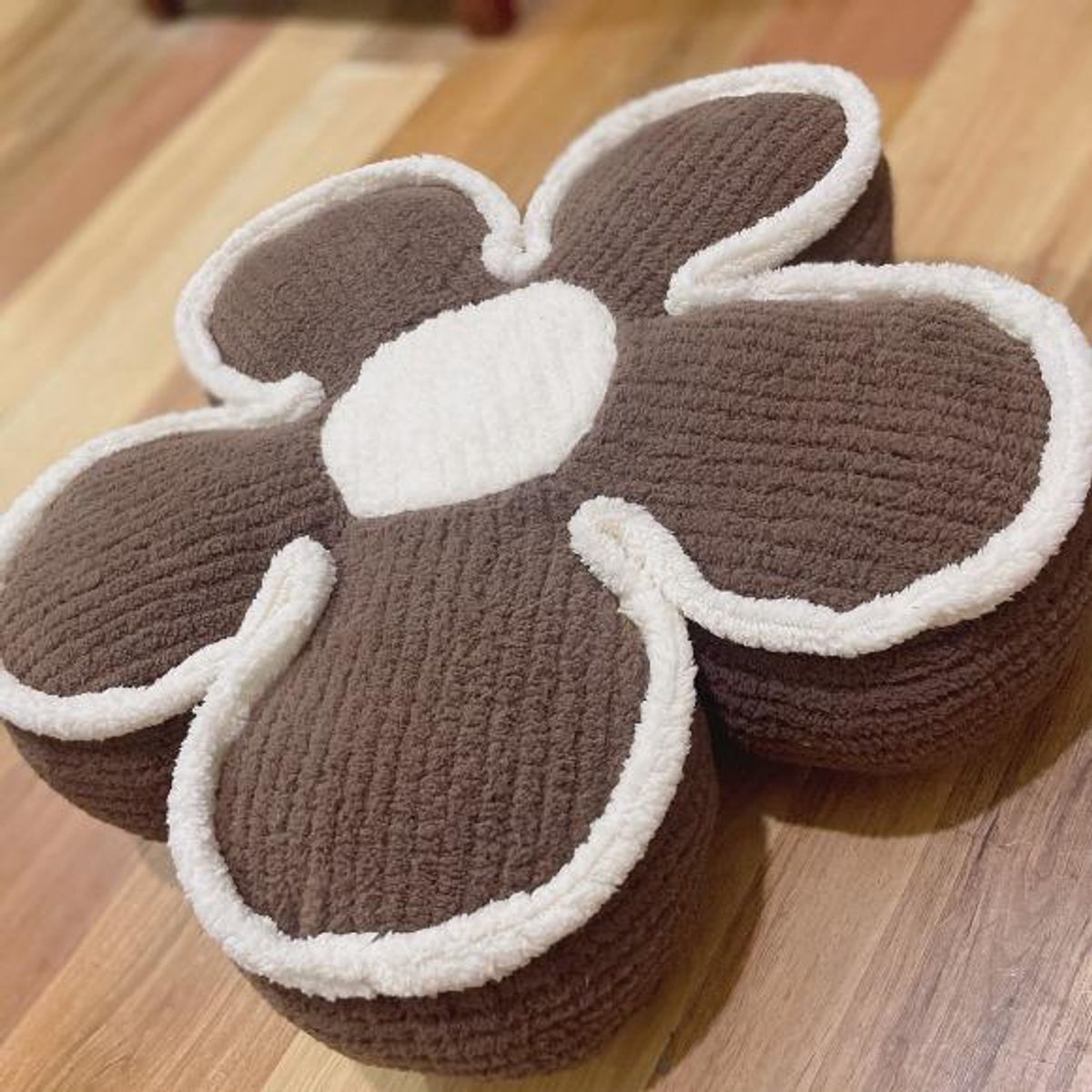 GENERICO - Cojín Redondo Decorativo para Living y Comedor Floral