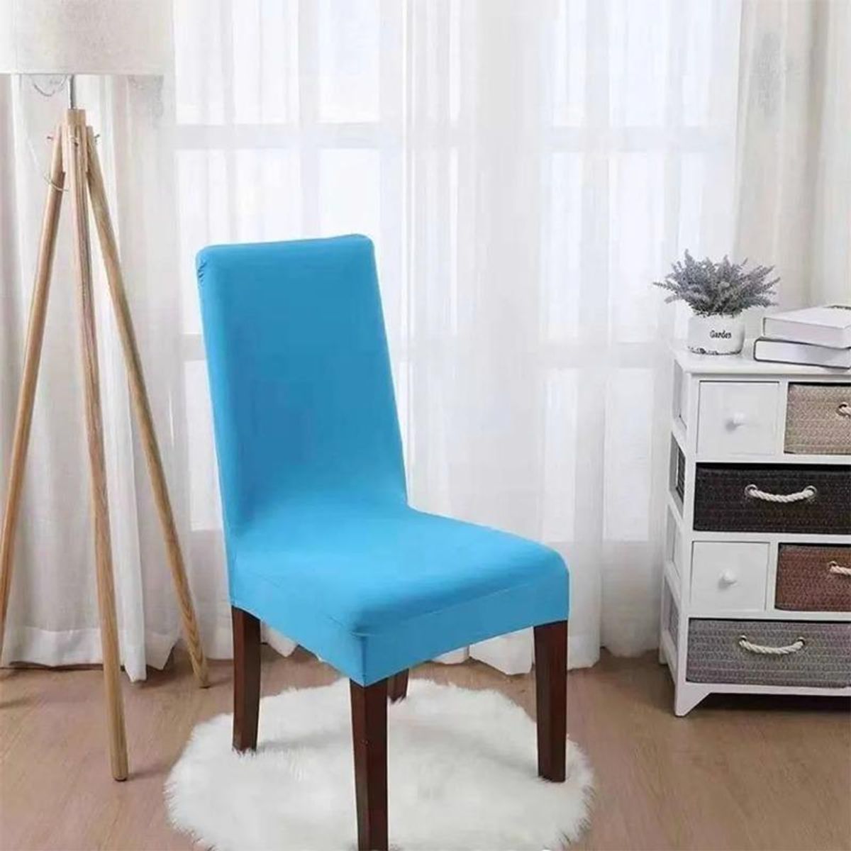 GENERICO - Pack de 6 Fundas de Silla para Comedor con Diseño Floral