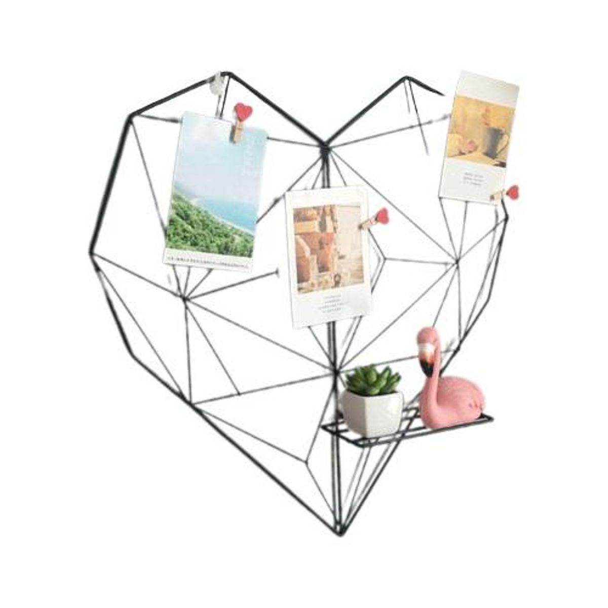 GENERICO - Rejilla Metálica para Colgar Múltiples Fotos