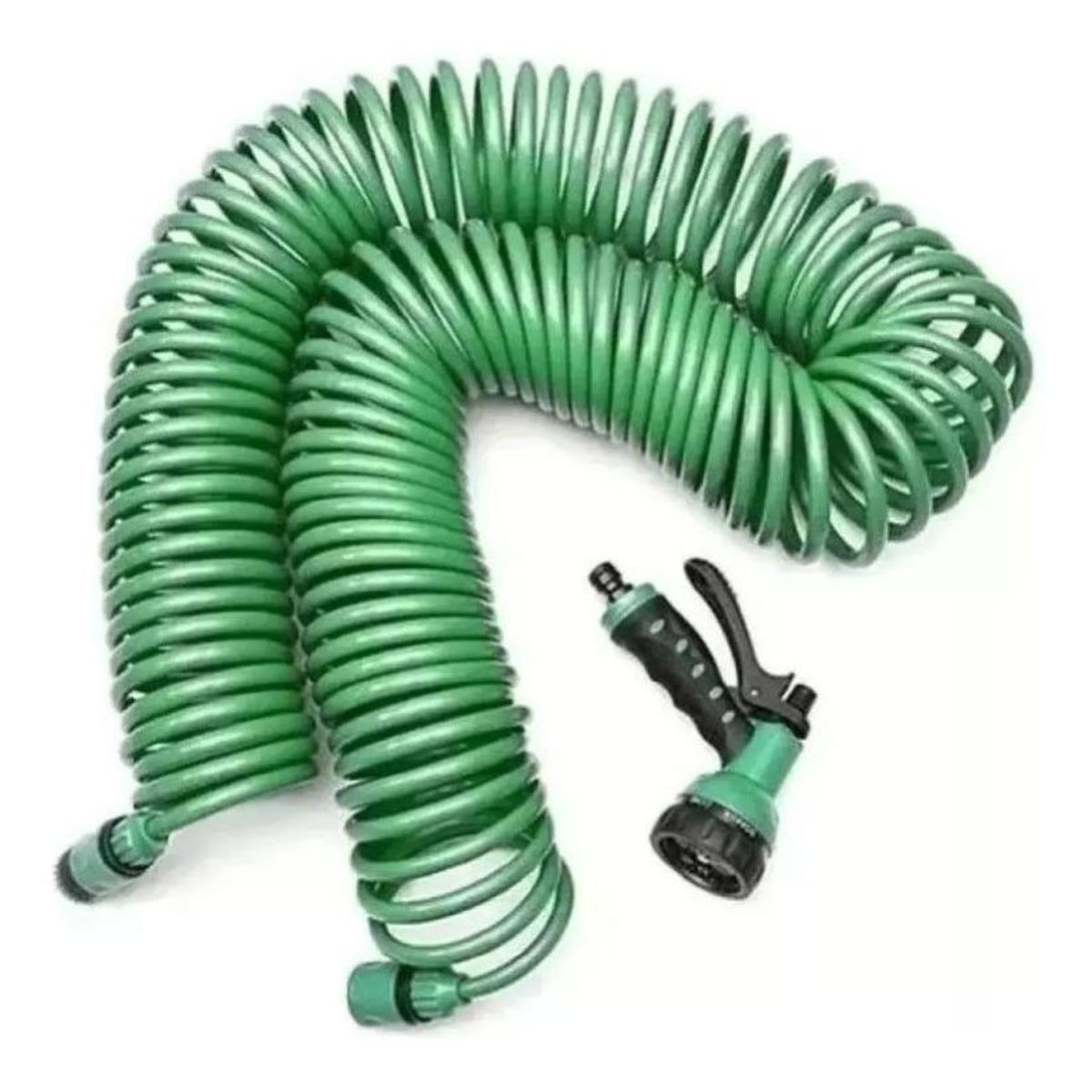 GENERICO - Manguera Expandible 30 Metros Antienredo para Jardín Verde