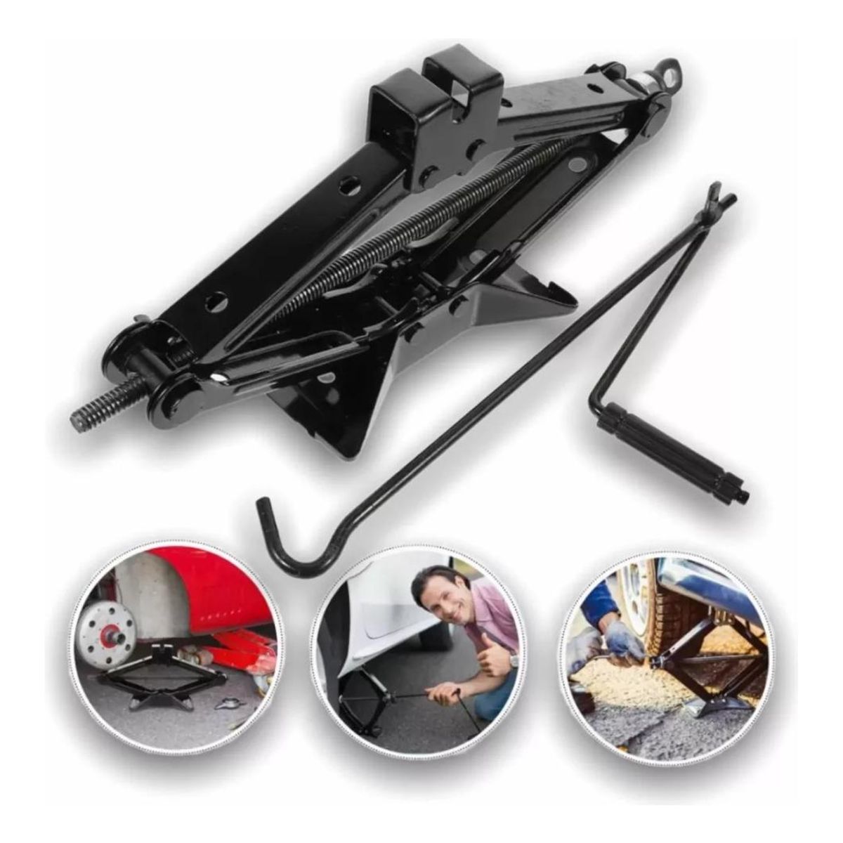 GENERICO - Gato Tijera 15 Toneladas para Vehículos - Elevación Segura