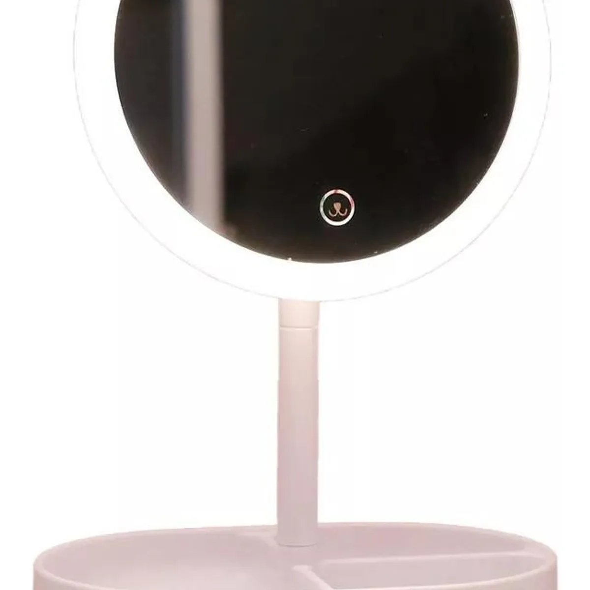 GENERICO - Espejo Organizador con Luz LED Recargable para Maquillaje