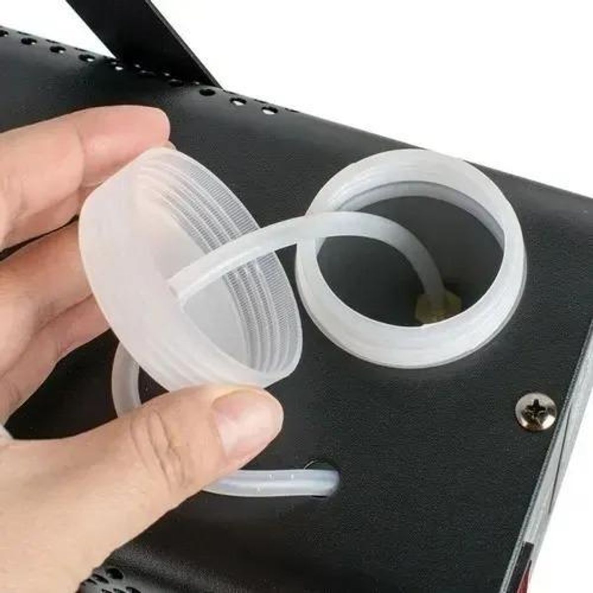 GENERICO - Máquina de Humo DMX 600W con Control Remoto y LED Blanco