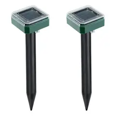 GENERICO - Pack de 2 Repelentes Solares para Ratas y Roedores