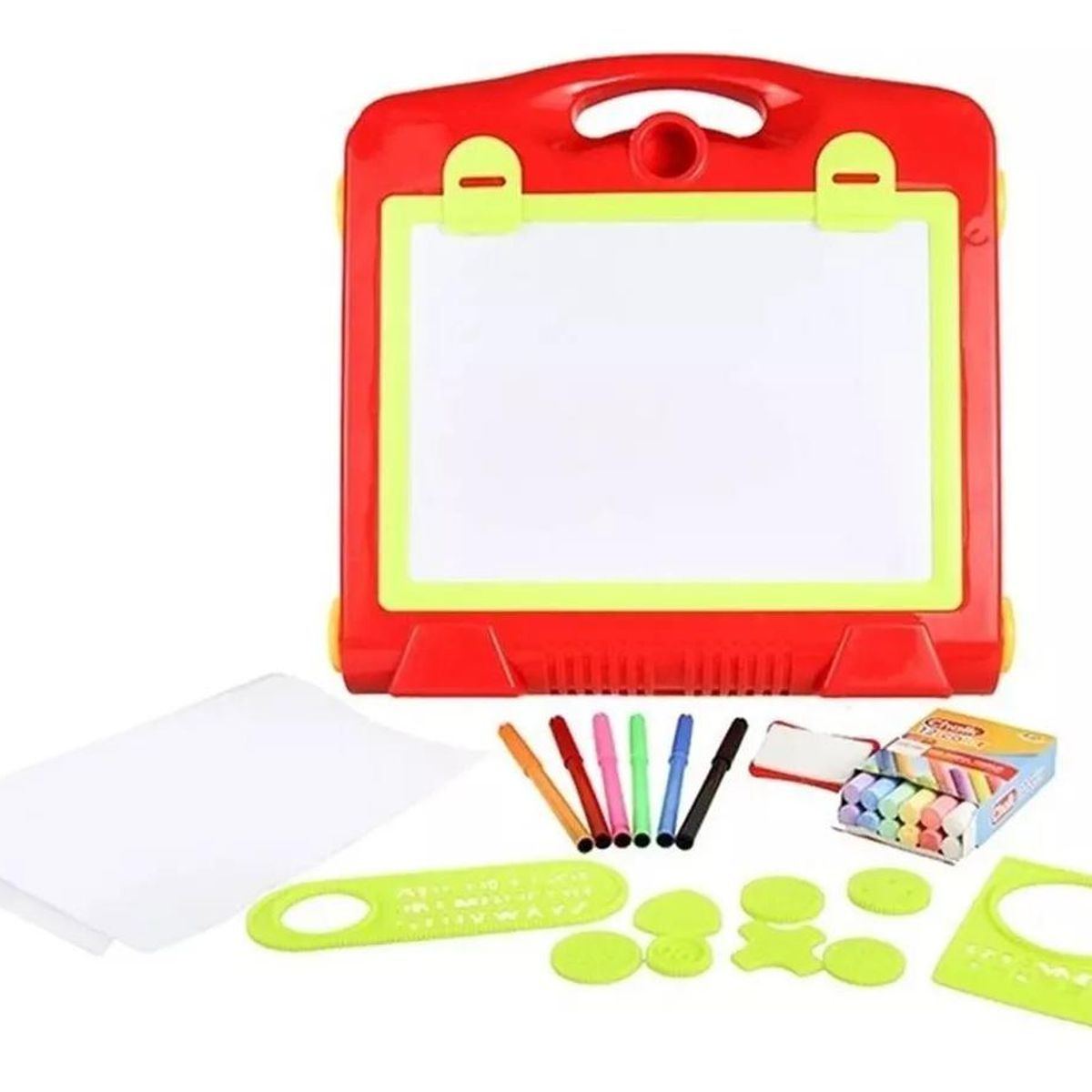 GENERICO - Pizarra 2 En 1 Doble Cara para Escritura y Pintura