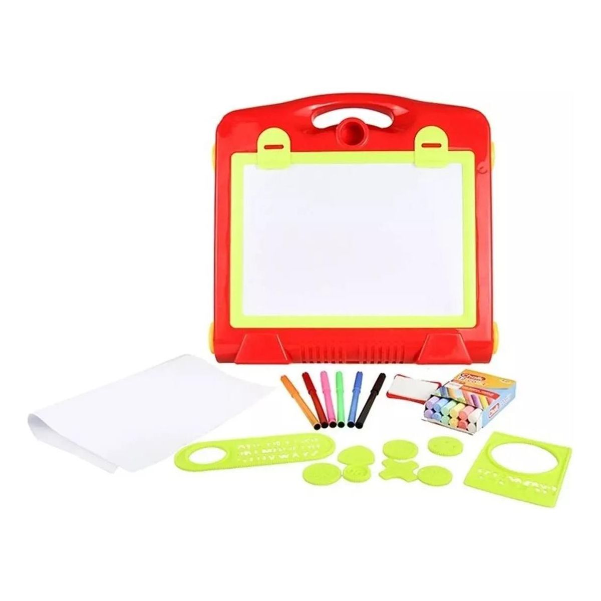 GENERICO - Pizarra 2 En 1 Doble Cara para Escritura y Pintura