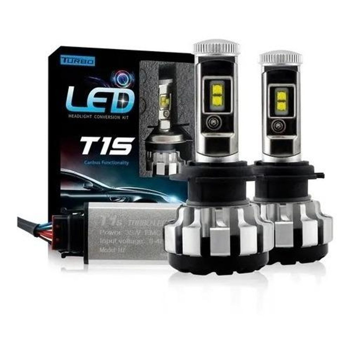 GENERICO - Kit de Ampolletas LED Turbo H11H8 con Chip Canbus