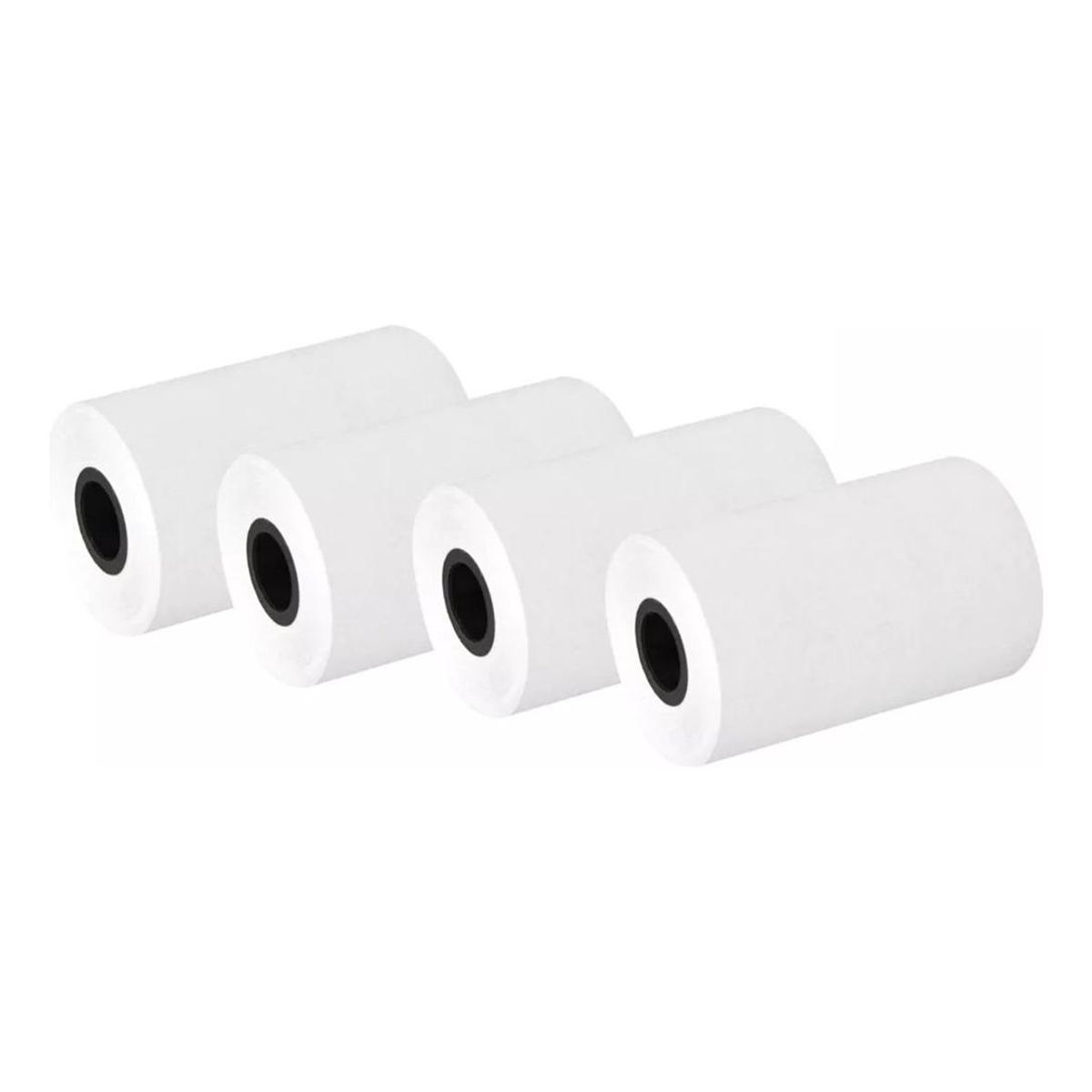 GENERICO - Pack de 4 Rollos de Papel Térmico para Impresora 58mm