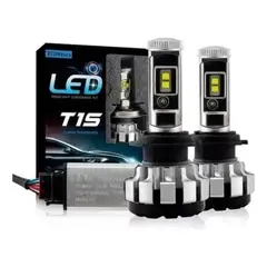 GENERICO - Kit de Ampolletas Turbo LED H7 T1S Chip Canbus
