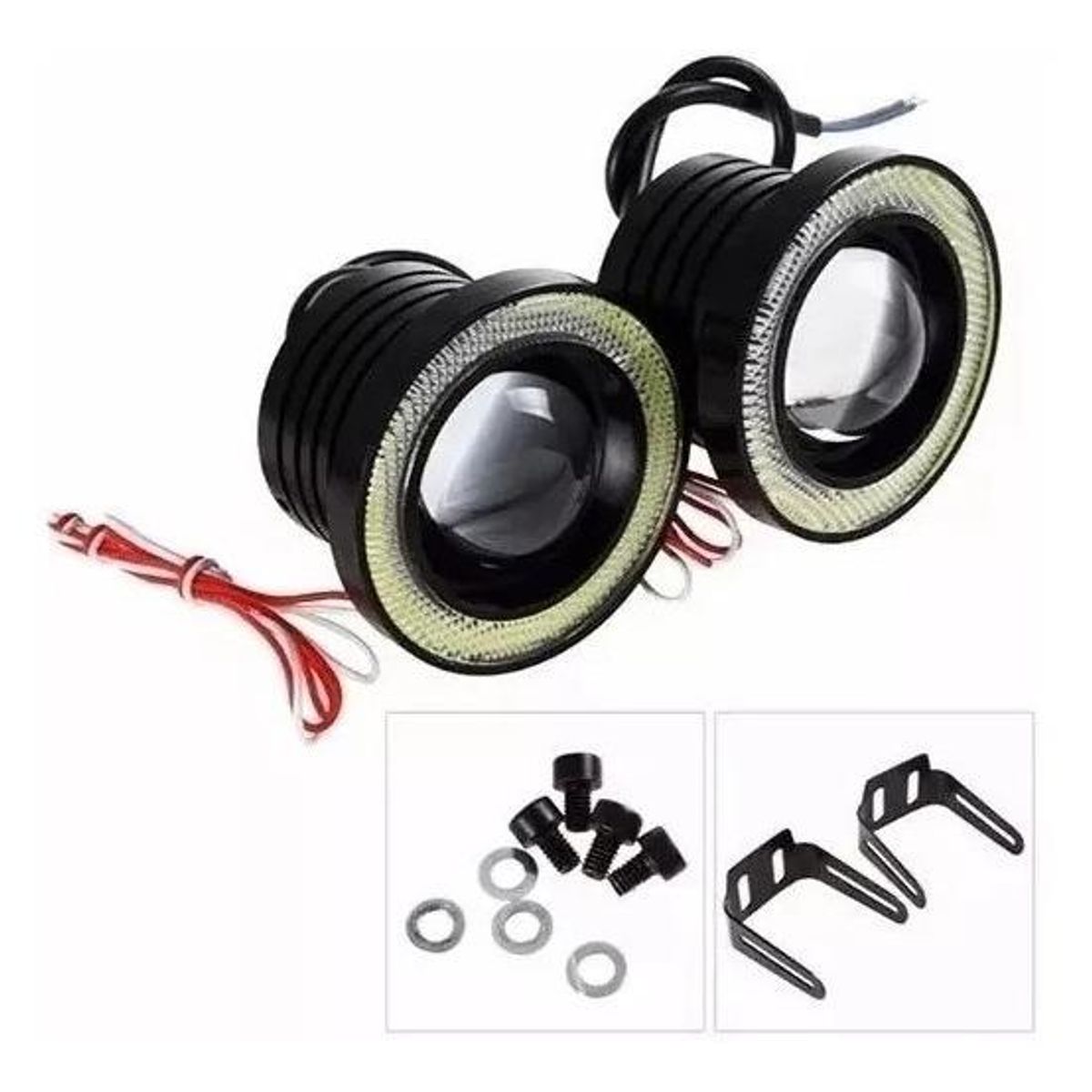 GENERICO - Focos LED Neblinero Ojos de Ángel 30W Luz Blanca