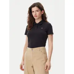TOMMY HILFIGER - Polo Essential Slim Fit Negro Tommy Jeans
