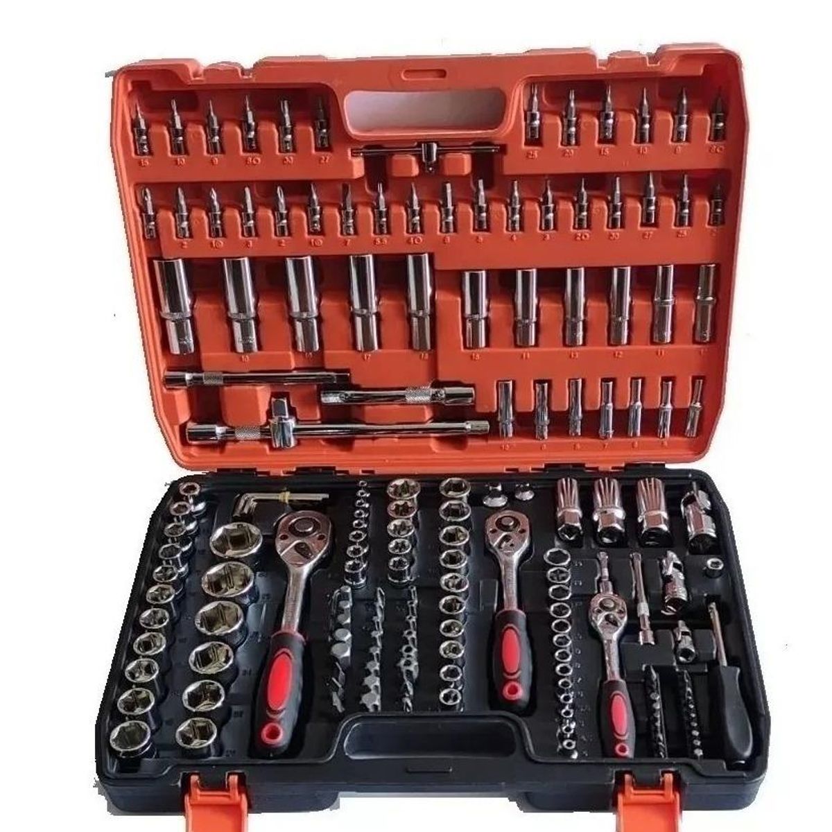 GENERICO - Set de Herramientas de 172 Piezas de Acero CR-V