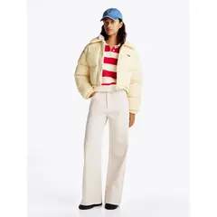 TOMMY HILFIGER - Jeans Solid Wide Leg Blanco Tommy Jeans