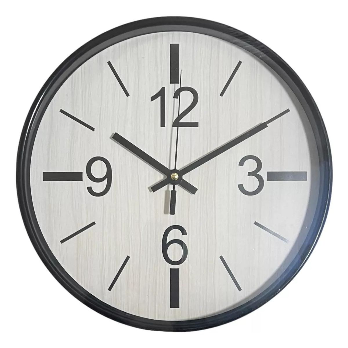 GENERICO - Reloj de Pared Moderno Silencioso 30 cm Diseño Redondo