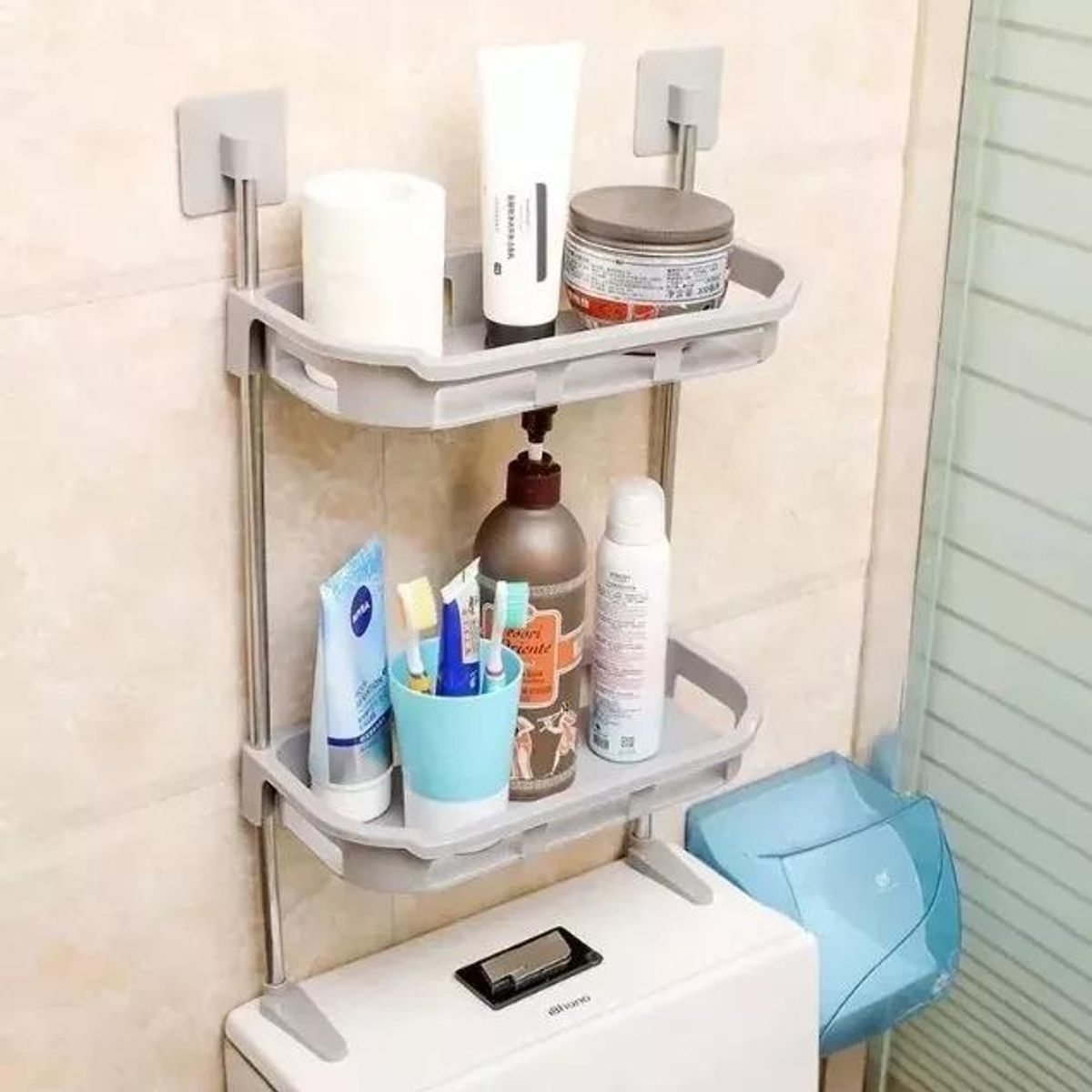 GENERICO - Estante Organizador de 3 Niveles para Baño y Cocina