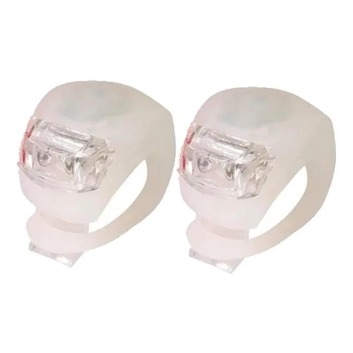 GENERICO - Pack de 2 Luces LED para Bicicleta de Silicona