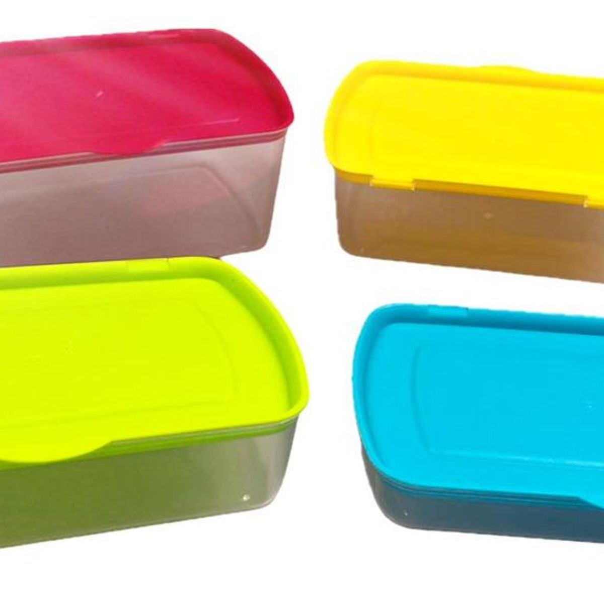 GENERICO - Set de 4 Contenedores Organizadores para Refrigerador