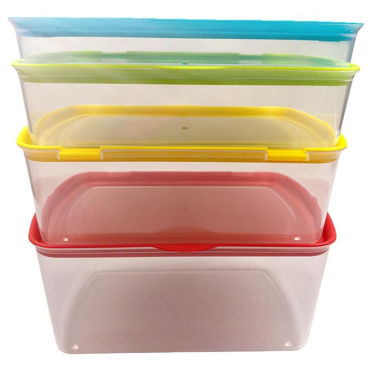 GENERICO - Set de 4 Contenedores Organizadores para Refrigerador