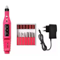 GENERICO - Torno Eléctrico para Manicura y Pedicura 6 en 1