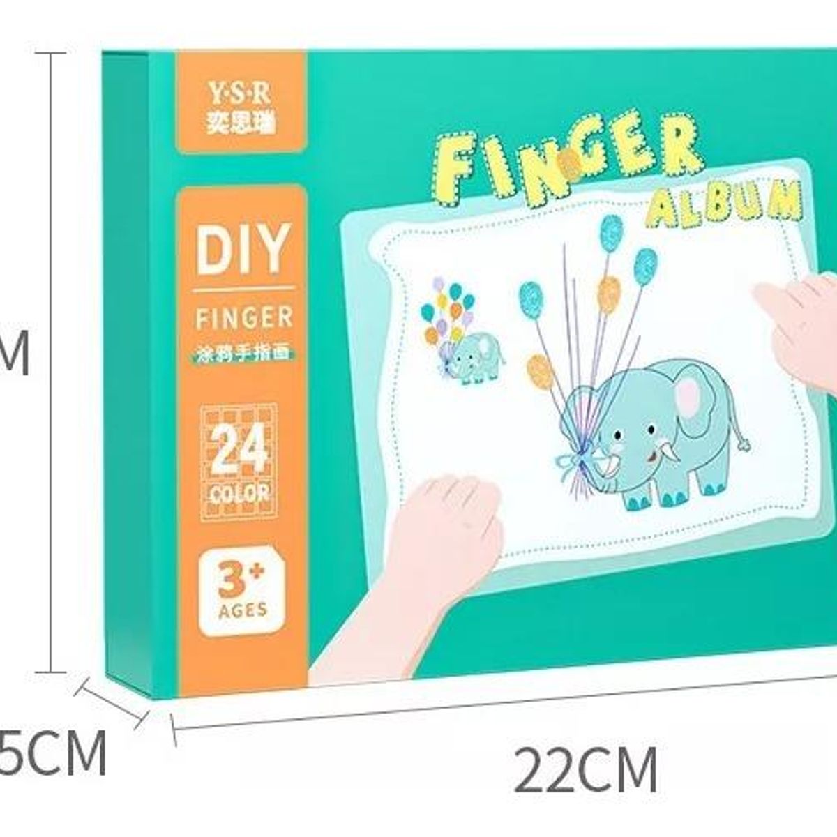 GENERICO - Esponjas para Pintura de Dedos para Niños Juego Colorido