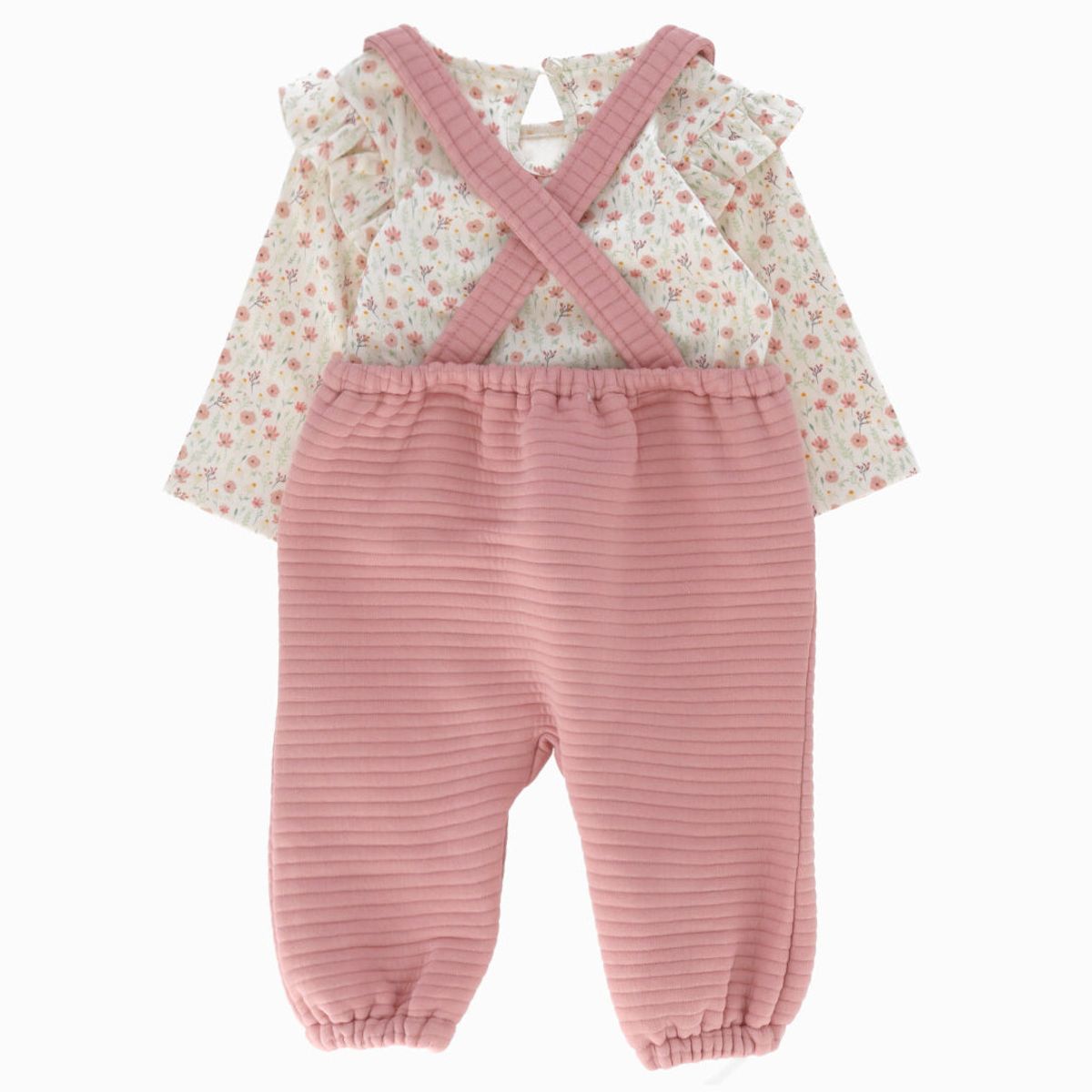 4KIDS - Jardinera recién nacida con conejo rosado 4 Kids