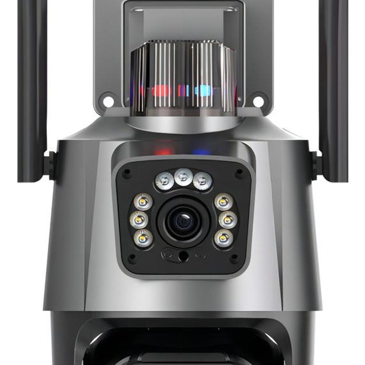 GENERICO - Cámara Domo Wifi Full HD con Doble Lente y Alarma