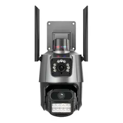 GENERICO - Cámara Domo Wifi Full HD con Doble Lente y Alarma