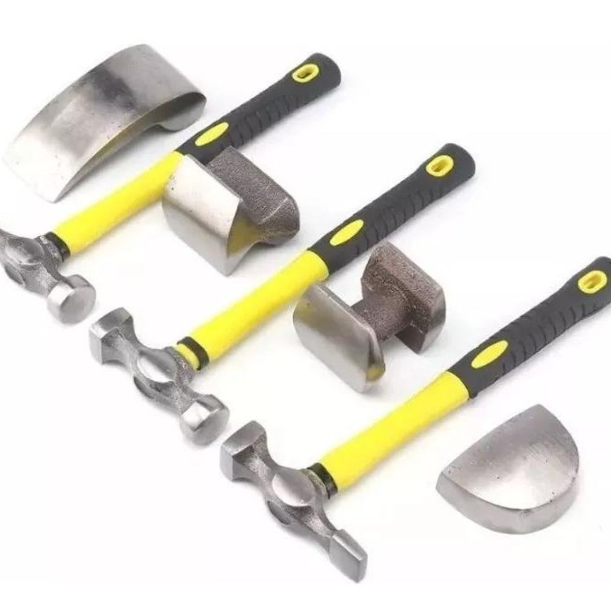 GENERICO - Kit Desabollador con Martillos y Dollies - 7 Piezas