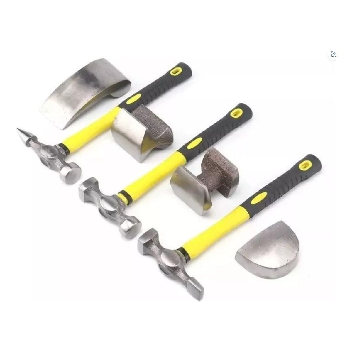 GENERICO - Kit Desabollador con Martillos y Dollies - 7 Piezas