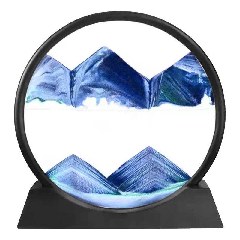 GENERICO - Reloj de Arena y Agua Sensorial con Paisajes 3D