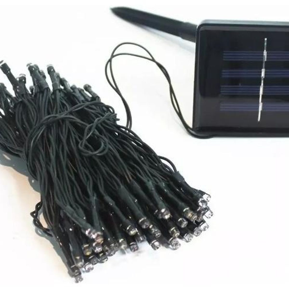 GENERICO - Guirnalda Solar de 100 LEDs Cálidos 10 Metros