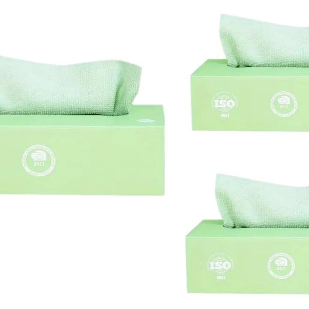 GENERICO - Pack de 3 Toallas de Microfibra Absorbentes 20x20 cm.