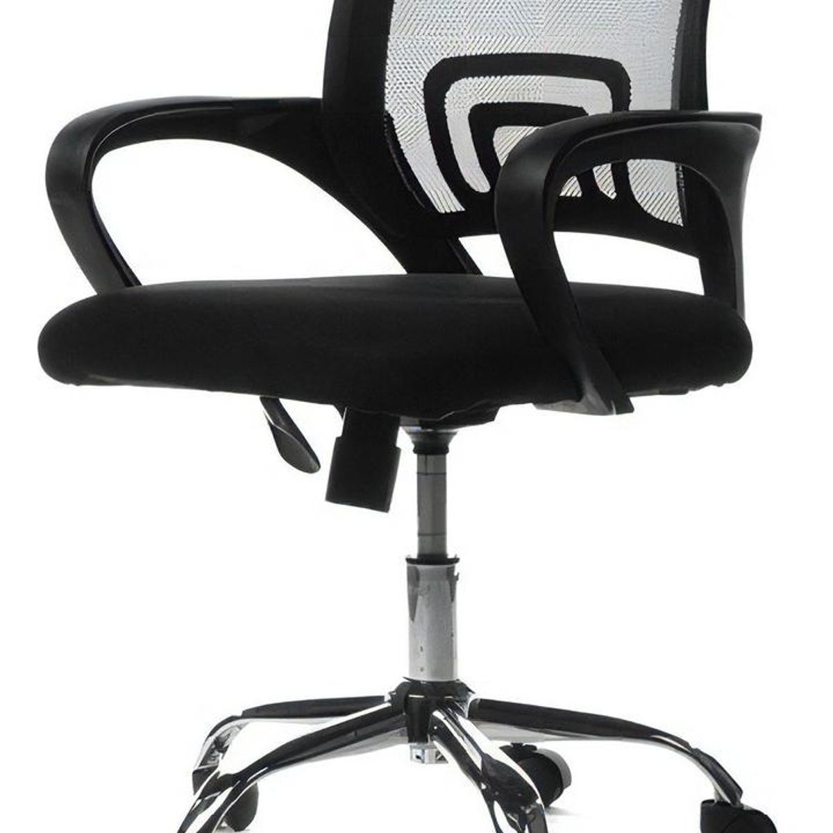 GENERICO - Silla Ergonómica Negra para Oficina y Estudio