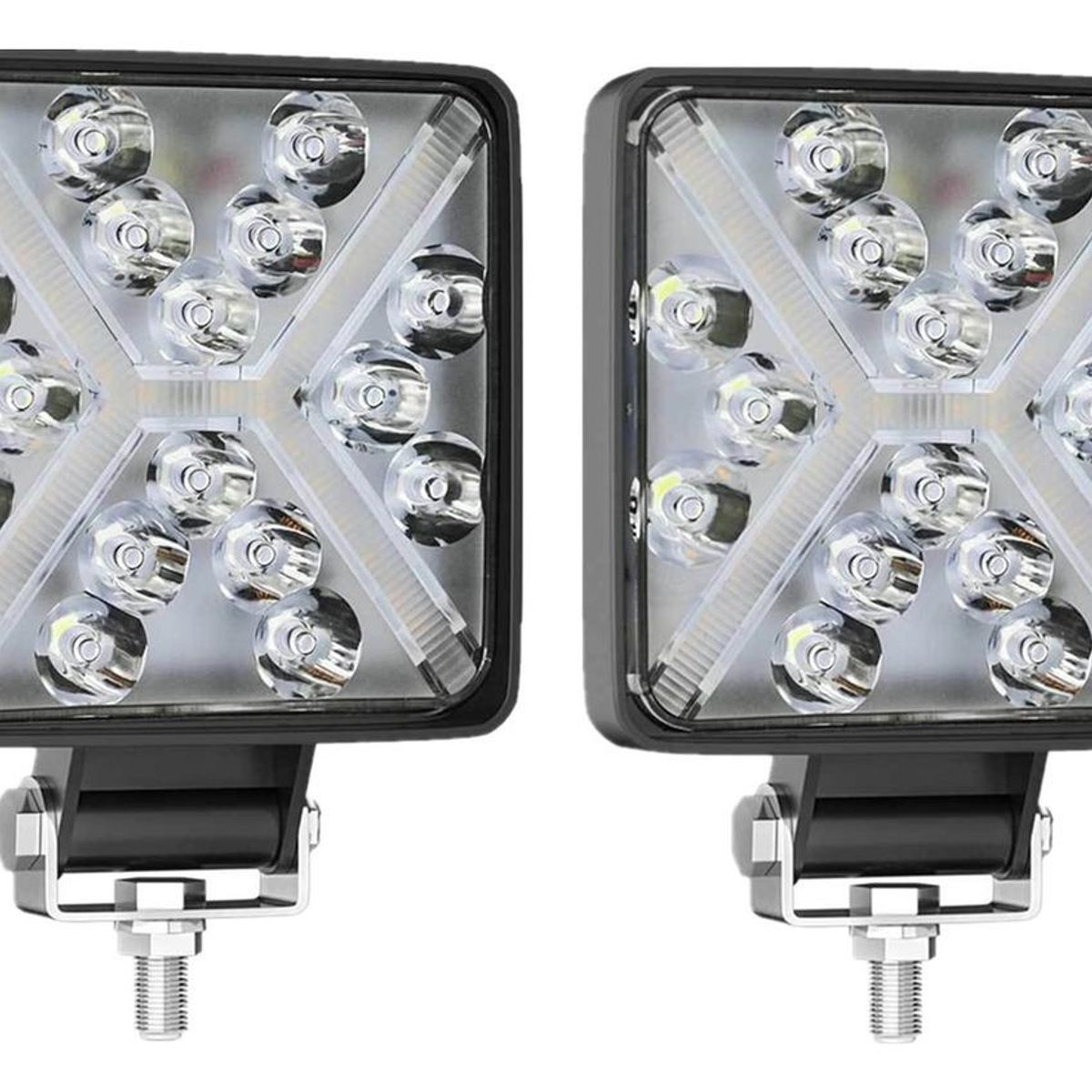 GENERICO - Foco Neblinero LED Bicolor 48W para Auto y Camioneta