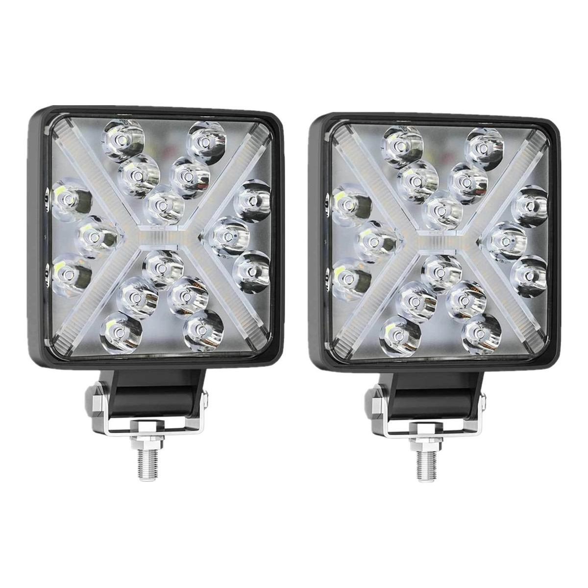 GENERICO - Foco Neblinero LED Bicolor 48W para Auto y Camioneta