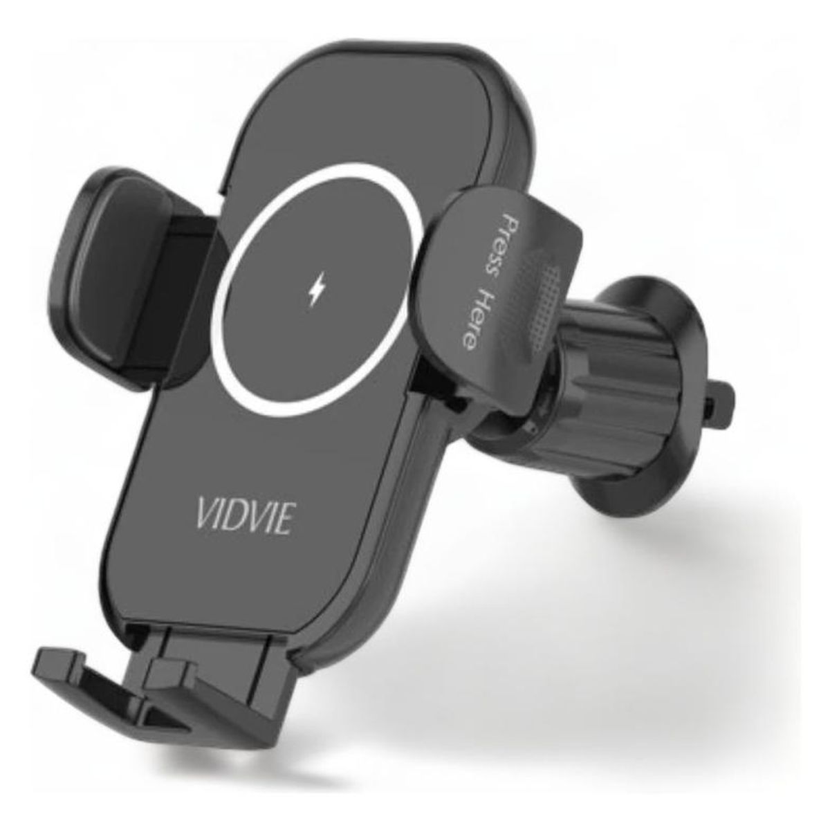 GENERICO - Soporte y Cargador Inalámbrico Vehicular 15W Negro