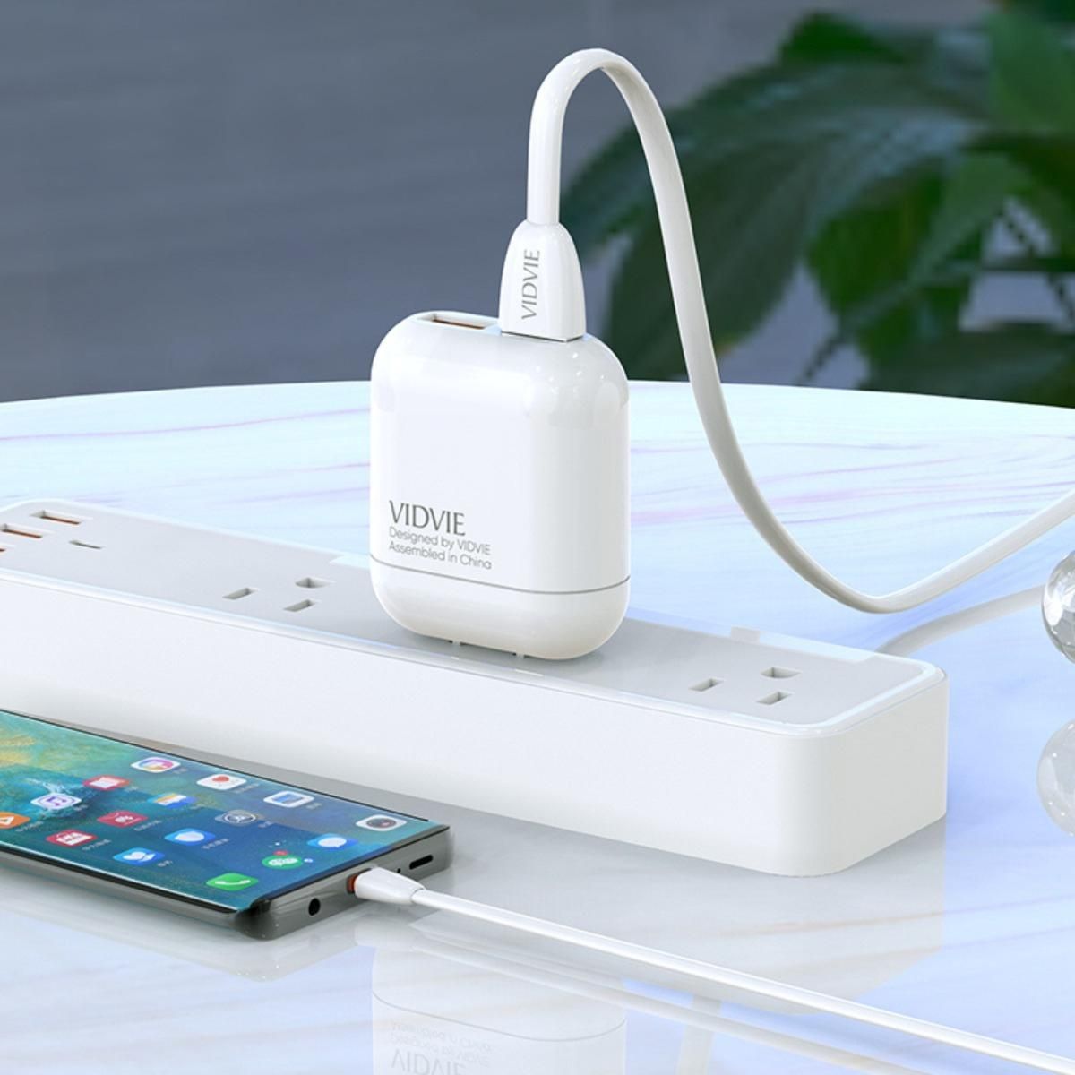 GENERICO - Cable Micro USB 1 Metro Blanco para Dispositivos Android