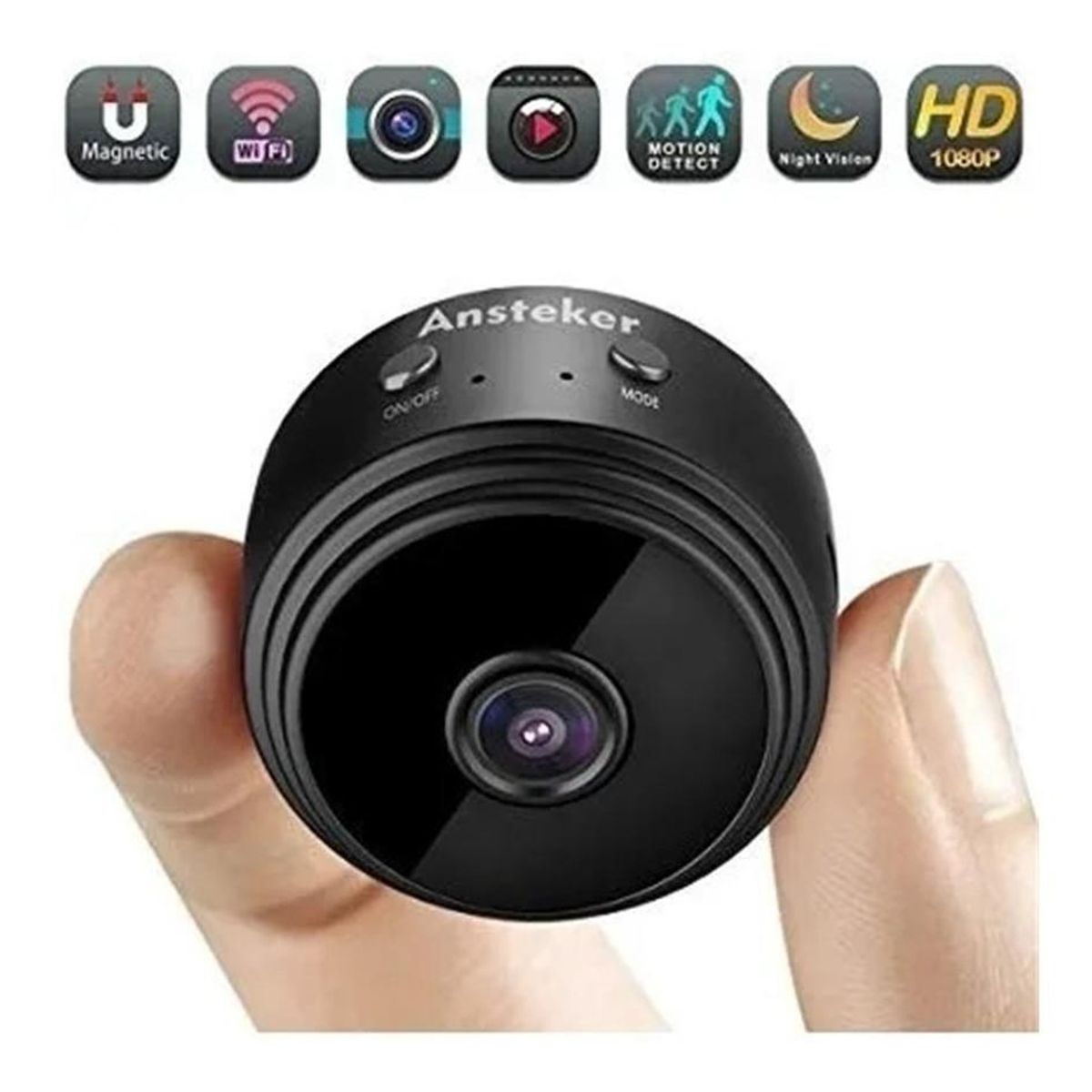 GENERICO - Cámara de Seguridad Mini A9 con Visión Nocturna y HD